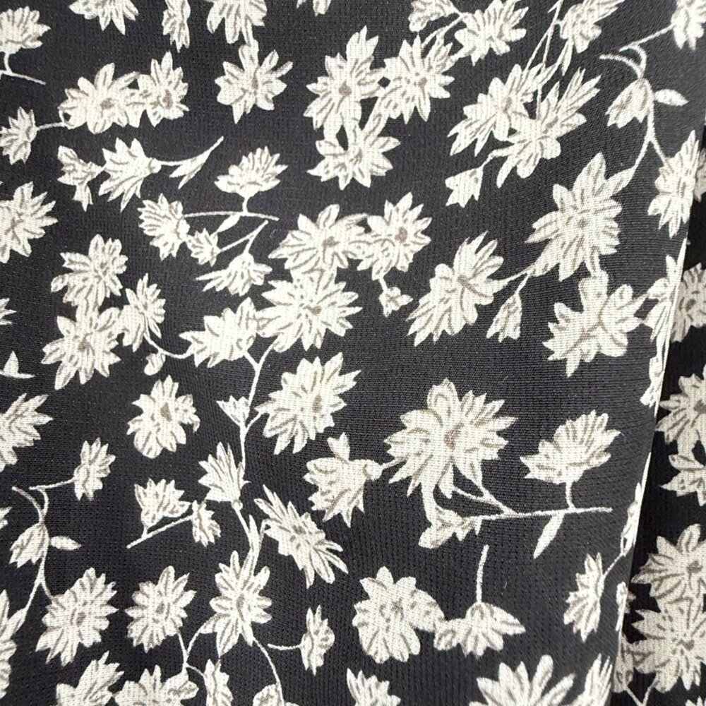 Papermoon Floral Black & White Sleeveless Jumpsuit M - Picture 7 of 9